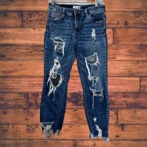 Cello Ripped Ankle Jeans